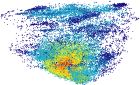 Maps of protein structure space reveal a fundumental relationship between protein structure and function Image